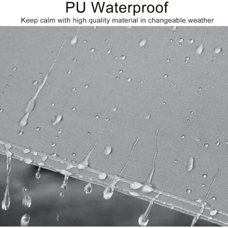 Toldo de tela de sombra rectangular YMYNY de 2,5 x 3 m, impermeable, con protección UV del 95 %.