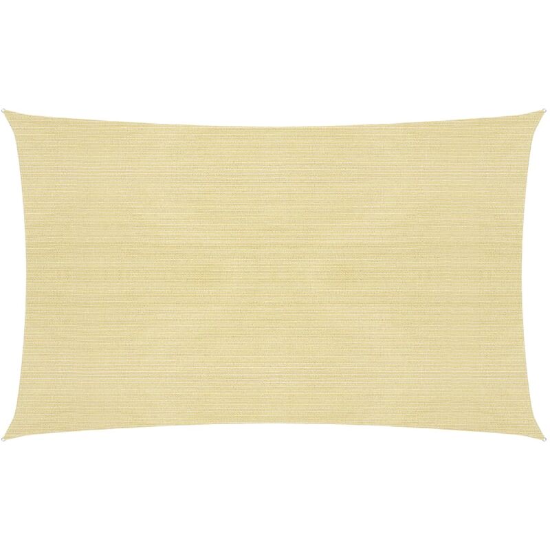 

Toldo de vela beige HDPE 160 g/m² 2x4,5 m