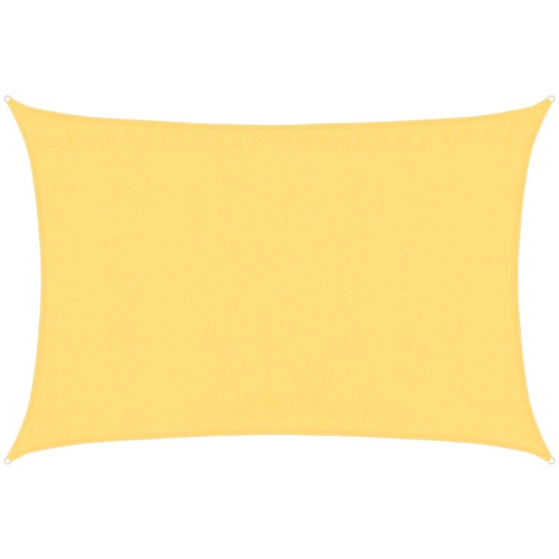 

vidaXL Toldo de vela beige HDPE 160 g/m² 3,5x5 m - Beige