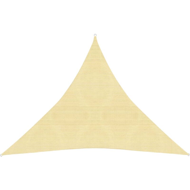 

Toldo de vela beige HDPE 160 g/m² 3x3x3 m