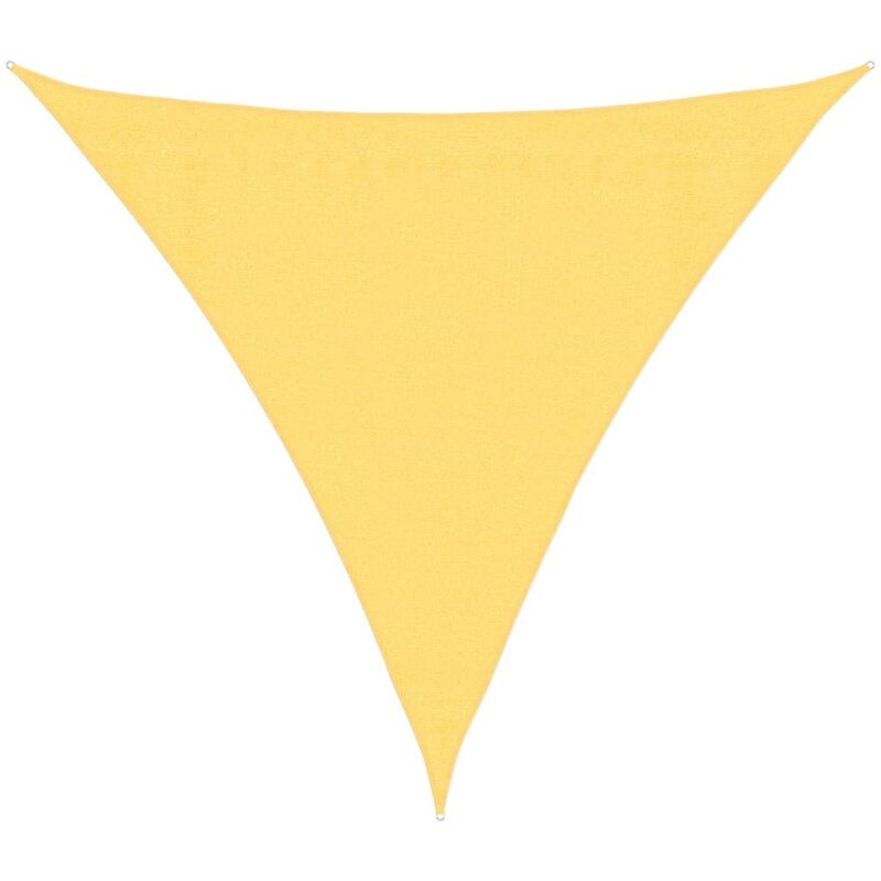 

vidaXL Toldo de vela beige HDPE 160 g/m² 3x3x3 m - Beige