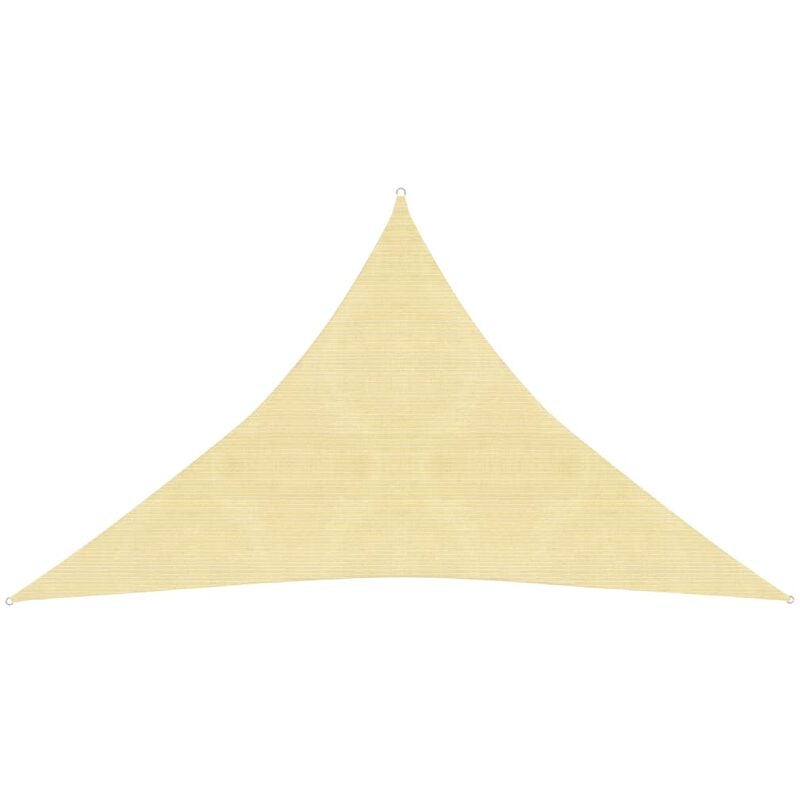 

Toldo de vela beige HDPE 160 g/m² 3x3x4,2 m
