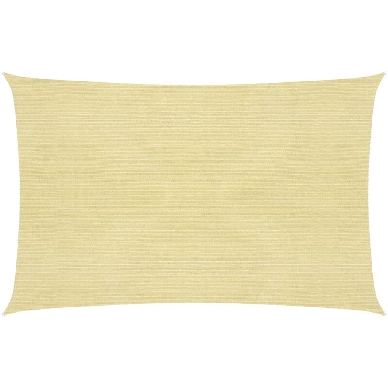 

Toldo de vela beige HDPE 160 g/m² 3x4,5 m - Beige