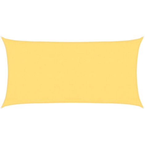 Toldo de vela beige HDPE 160 g/m² 3x6 m vidaXL