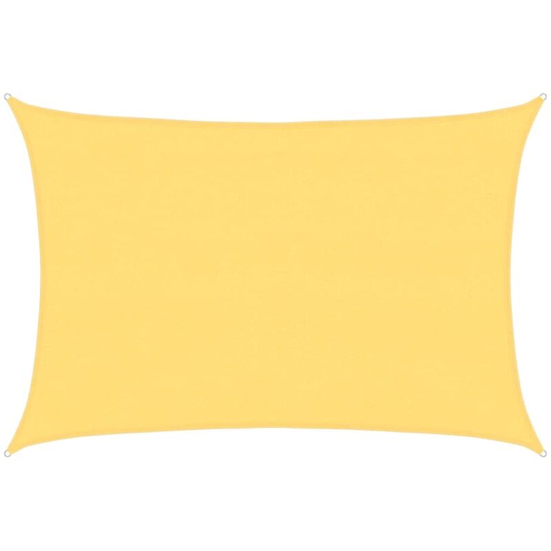 

vidaXL Toldo de vela beige HDPE 160 g/m² 4x5 m - Beige