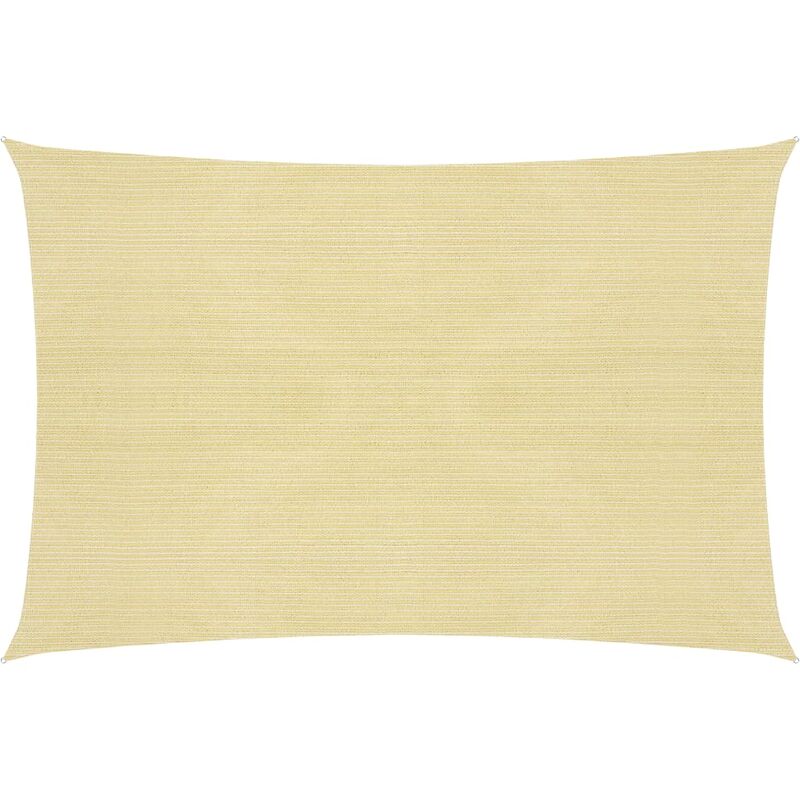 

Toldo de vela beige HDPE 160 g/m² 6x7 m