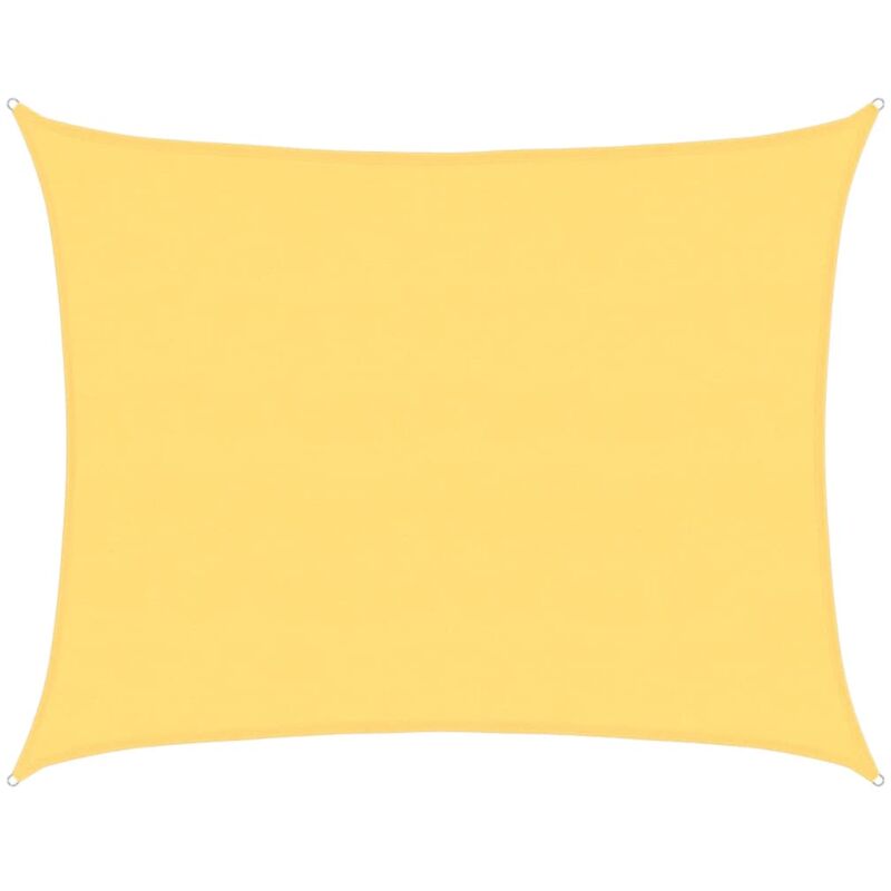 

vidaXL Toldo de vela beige HDPE 160 g/m² 6x7 m - Beige