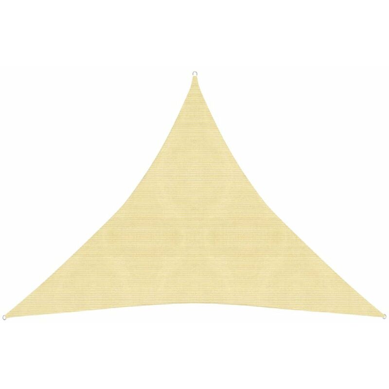 

Toldo de vela beige HDPE 160 g/m2 3x3x3 m