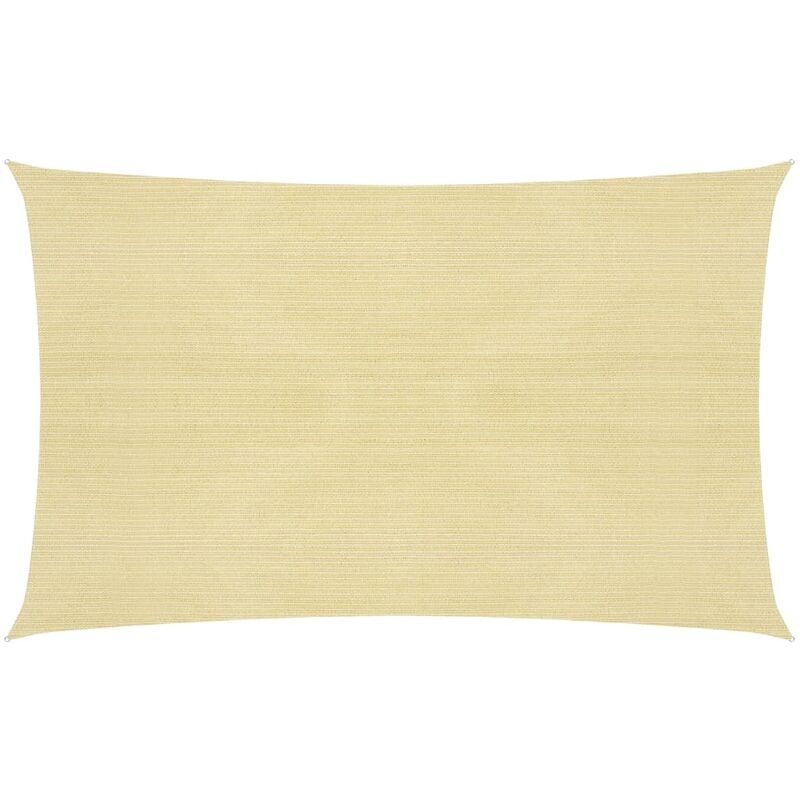 

Toldo de vela beige HDPE 160 g/m² 2x5 m - Beige