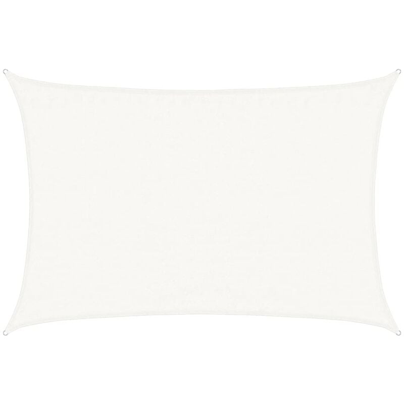 

vidaXL Toldo de vela blanco HDPE 160 g/m² 3,5x5 m - Blanco