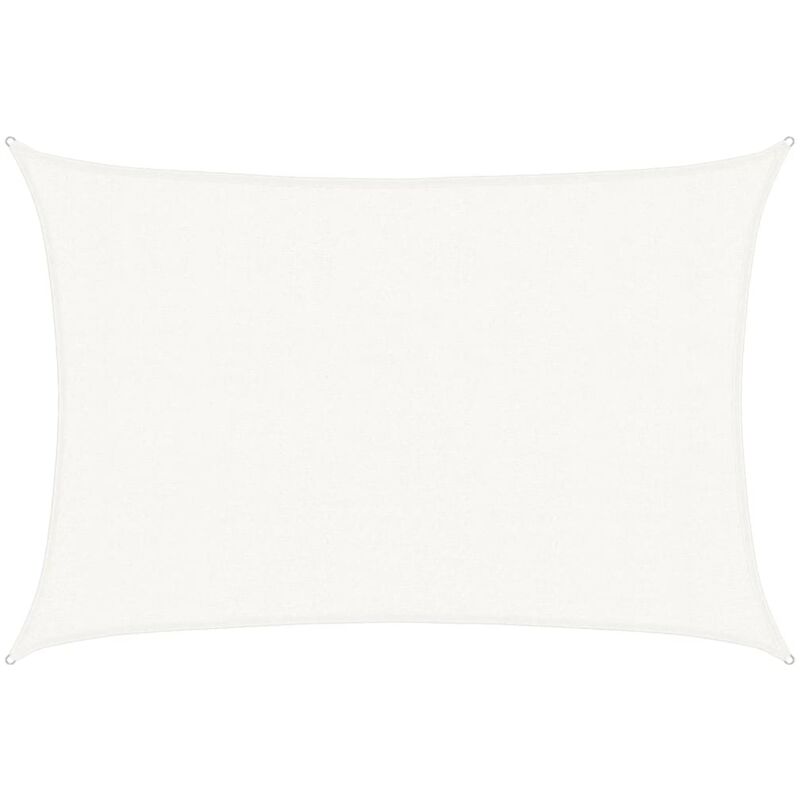 

vidaXL Toldo de vela blanco HDPE 160 g/m² 3x4 m - Blanco