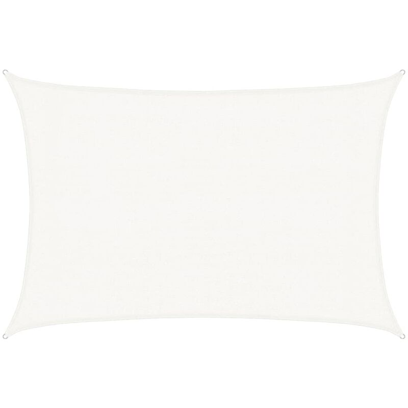

vidaXL Toldo de vela blanco HDPE 160 g/m² 3x4,5 m - Blanco