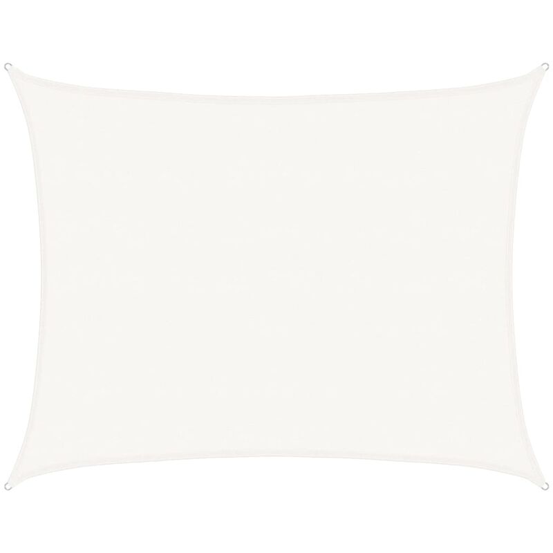 

vidaXL Toldo de vela blanco HDPE 160 g/m² 6x8 m - Blanco
