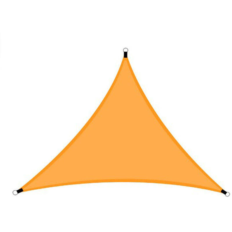 

Toldo de vela de parasol resistente a los rayos UV de 10 pies para actividades al aire libre en el patio trasero del jardin,Naranja, 3x3x3M