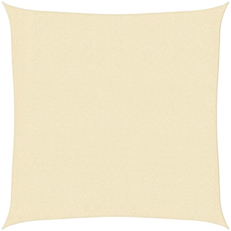 

Toldo de vela crema HDPE 160 g/m² 2,5x2,5 m - Crema - Vidaxl