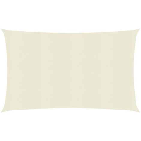 Toldo de vela crema HDPE 160 g/m² 2x4,5 m