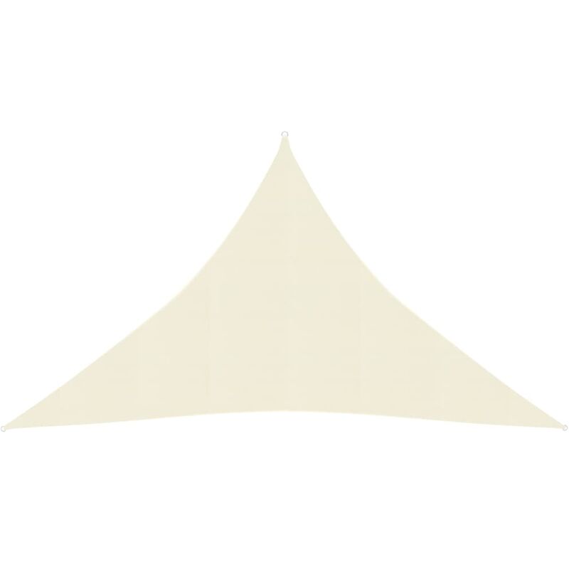

Toldo de vela crema HDPE 160 g/m² 3,5x3,5x4,9 m