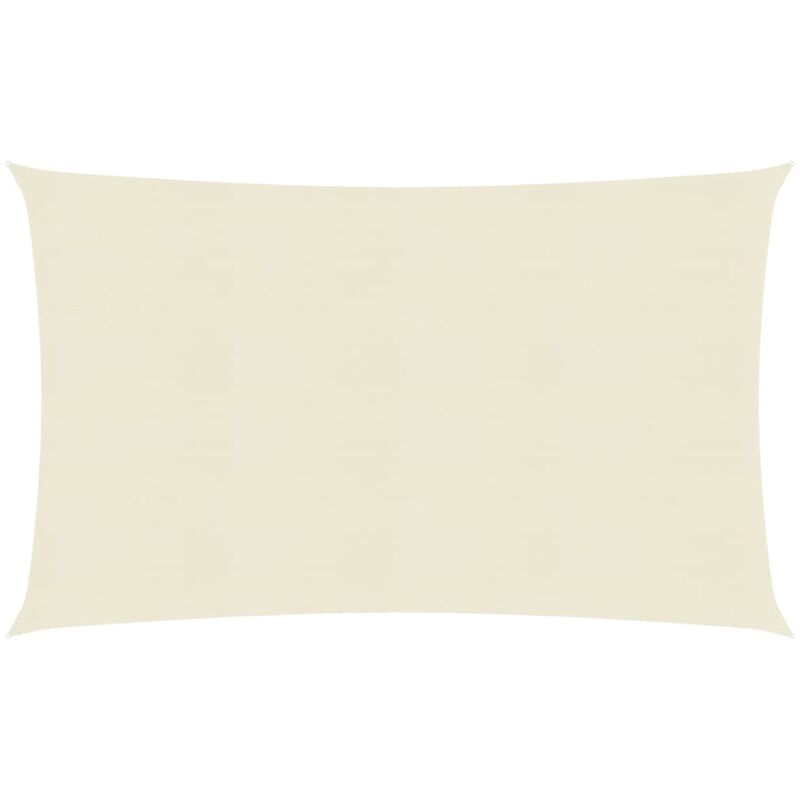 

Toldo de vela crema HDPE 160 g/m² 3,5x5 m