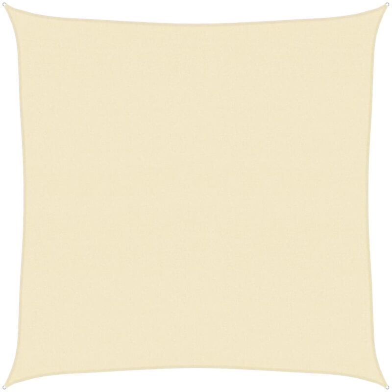 

Toldo de vela crema HDPE 160 g/m² 4x4 m - Crema - Vidaxl