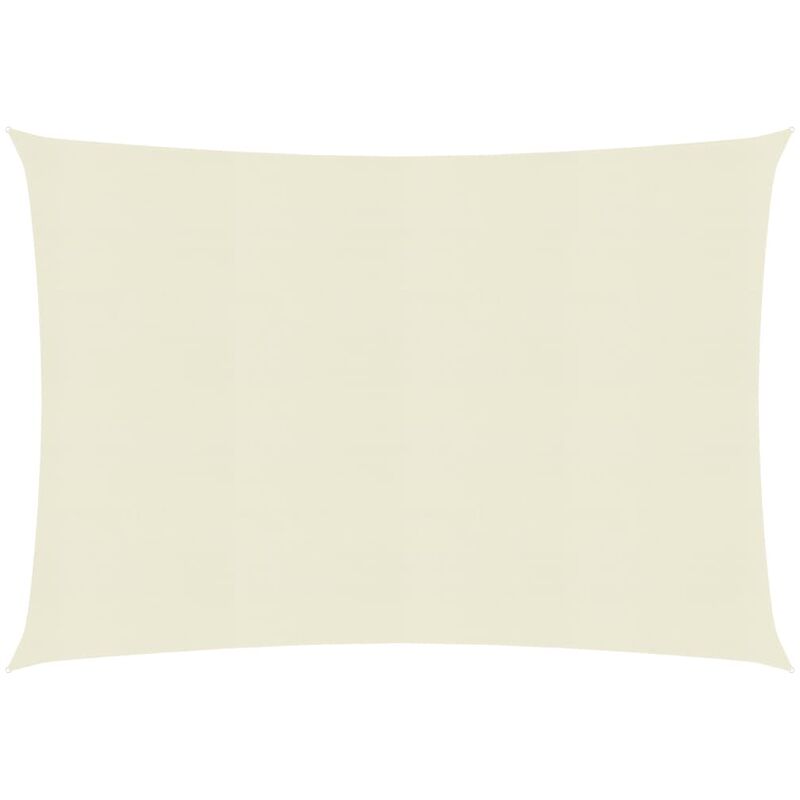 

Toldo de vela crema HDPE 160 g/m² 2,5x3,5 m - Crema