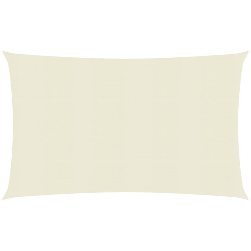 

Toldo de vela crema HDPE 160 g/m² 3,5x5 m - Crema