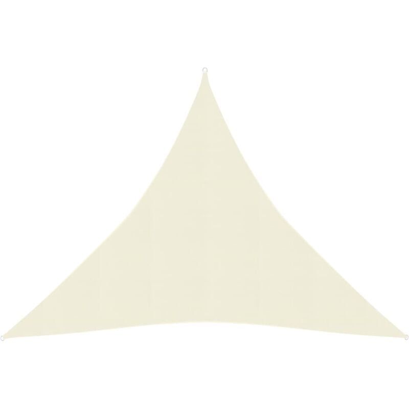 

Toldo de vela crema HDPE 160 g/m² 3x3x3 m - Crema