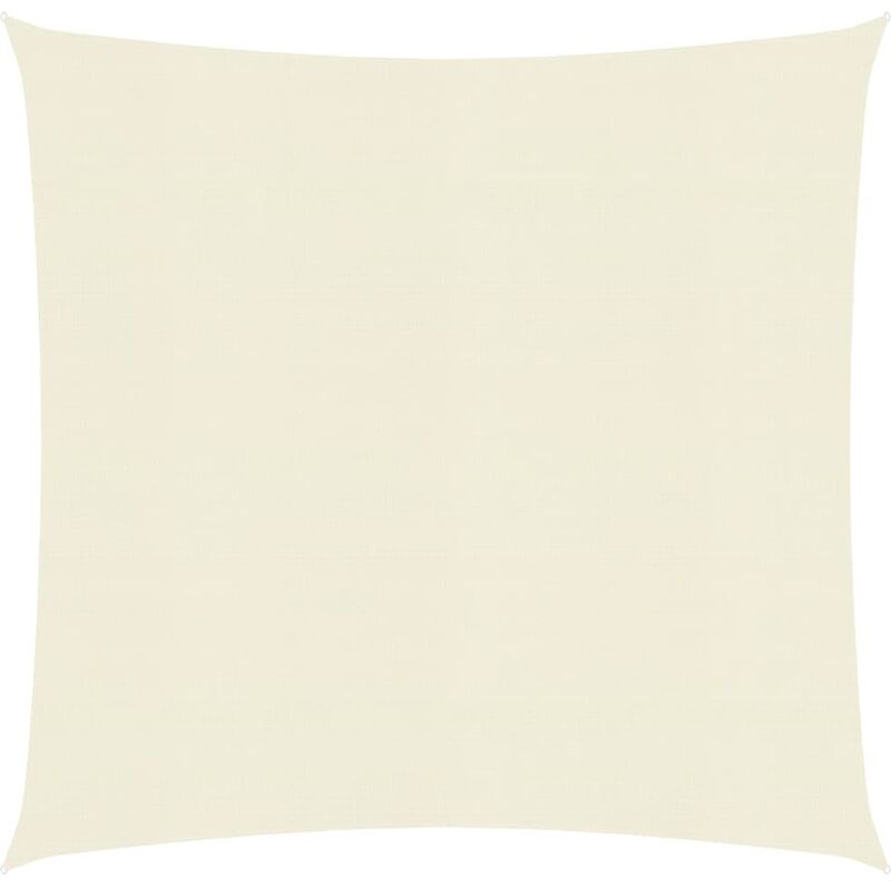

Toldo de vela crema HDPE 160 g/m² 5x5 m - Crema