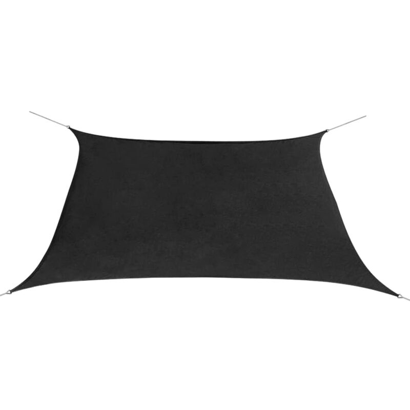 

Toldo de vela cuadrado de tela Oxford 2x2 m antracita