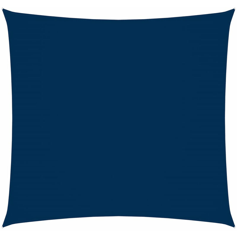

Toldo de vela cuadrado de tela oxford azul 2,5x2,5 m