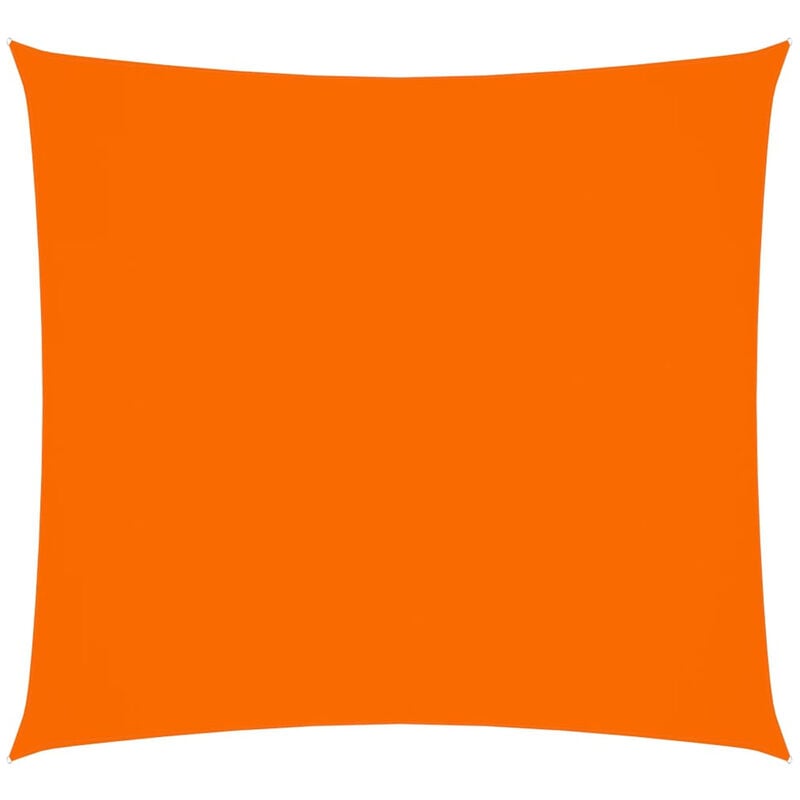 

Toldo de vela cuadrado de tela oxford naranja 2,5x2,5 m