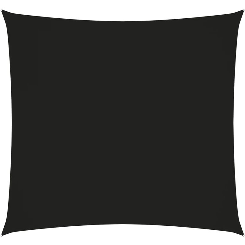 

Toldo de vela cuadrado de tela oxford negro 2,5x2,5 m