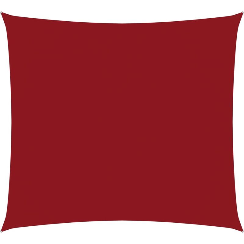 

Toldo de vela cuadrado de tela oxford rojo 2x2 m - Rojo