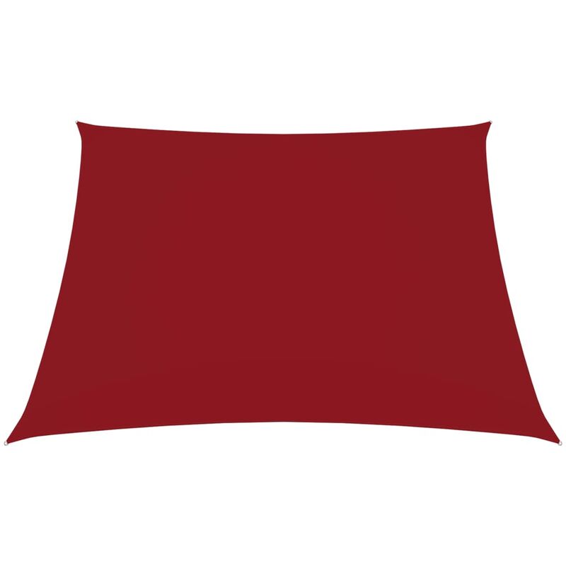 

BHD - Toldo de vela cuadrado de tela oxford rojo 6x6 m