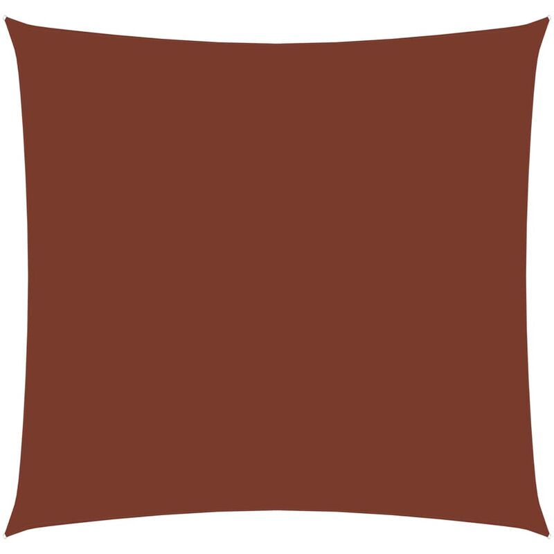 

BHD - Toldo de vela cuadrado de tela oxford terracota 6x6 m
