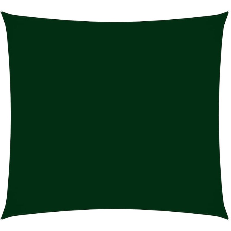 

BHD - Toldo de vela cuadrado de tela oxford verde oscuro 5x5 m