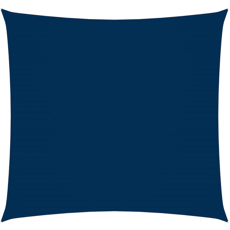 

Toldo de vela cuadrado tela oxford azul 3,6x3,6 m