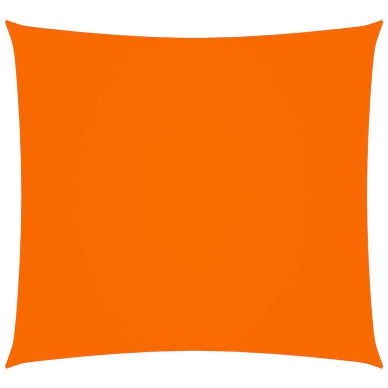 

Toldo de vela cuadrado tela oxford naranja 3,6x3,6 m