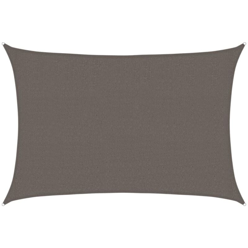 

vidaXL Toldo de vela gris antracita HDPE 160 g/m² 2,5x4 m - Antracita