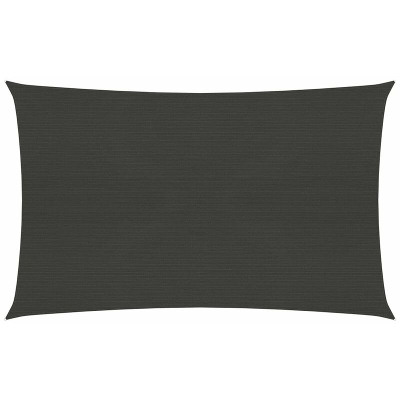 

Toldo de vela gris antracita HDPE 160 g/m2 2,5x4 m