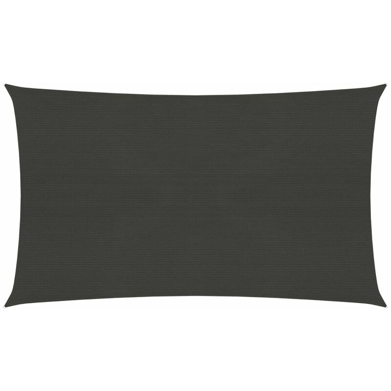 

Toldo de vela gris antracita HDPE 160 g/m2 2,5x5 m