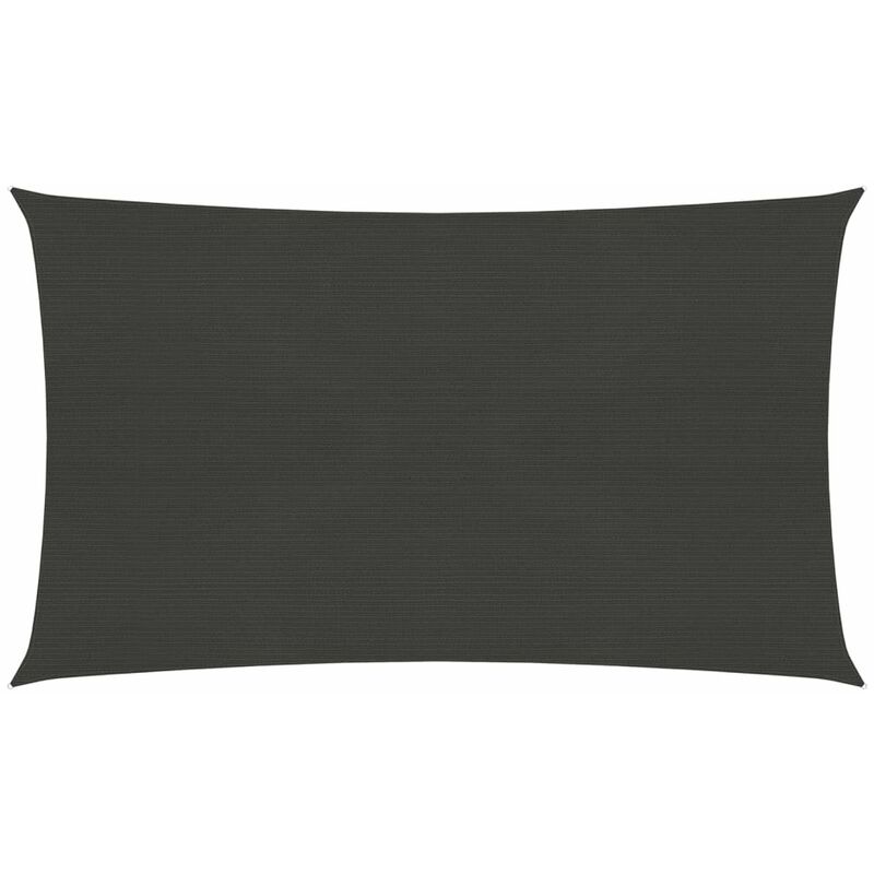 

Toldo de vela gris antracita HDPE 160 g/m2 3,5x5 m