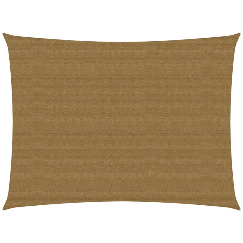 

Toldo de vela gris taupe HDPE 160 g/m² 3,5x5 m