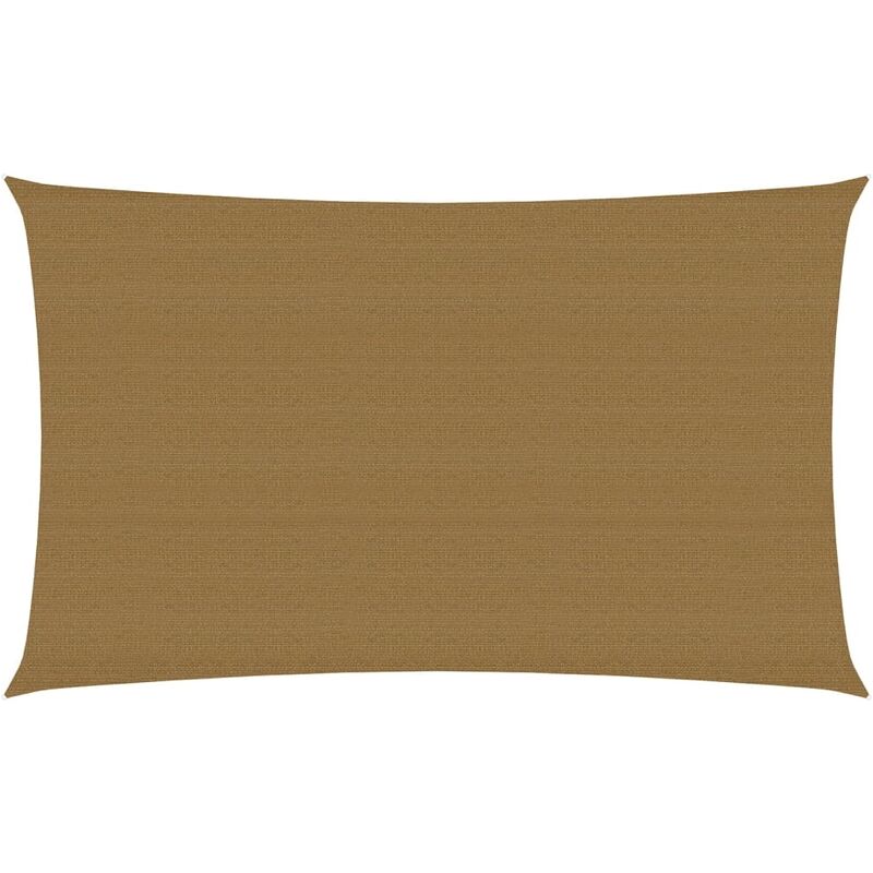 

Toldo de vela gris taupe HDPE 160 g/m² 5x8 m