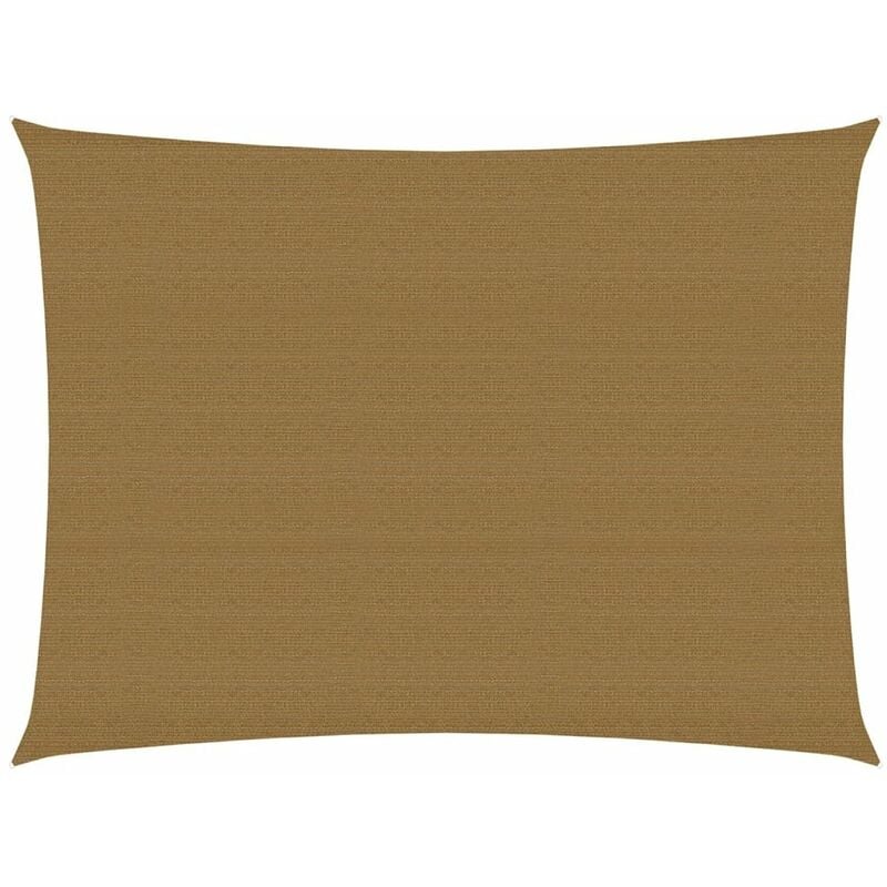 

Toldo de vela gris taupe HDPE 160 g/m2 3,5x5 m