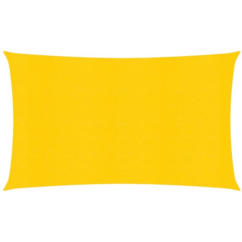 

Toldo de vela HDPE amarillo 160 g/m² 2x5 m