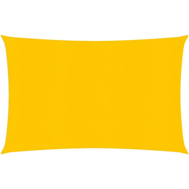

Toldo de vela HDPE amarrilo 160 g/m² 2,5x4,5 m