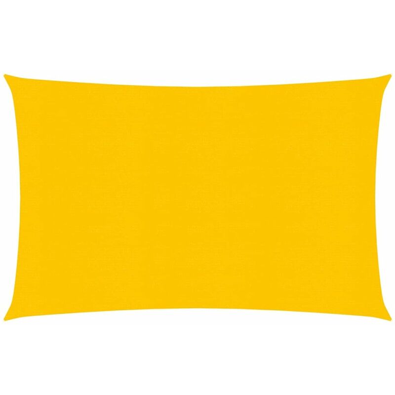 

Toldo de vela HDPE amarrilo 160 g/m² 2,5x4,5 m