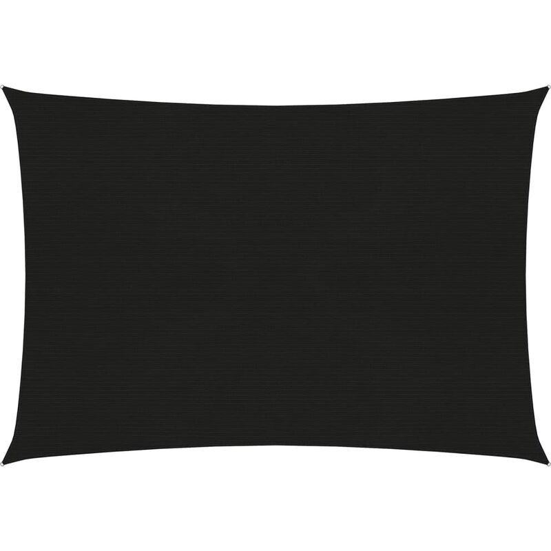 

Toldo de vela HDPE azul 160 g/m² 3x4,5 m - Negro