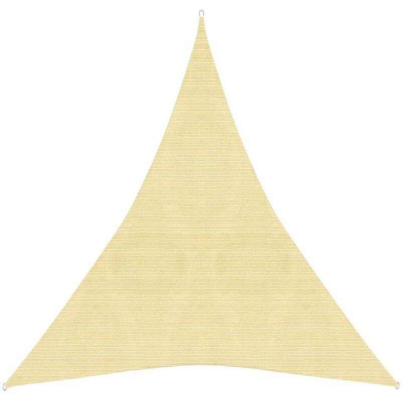 

Toldo de vela HDPE beige 160 g/m2 5x7x7 m