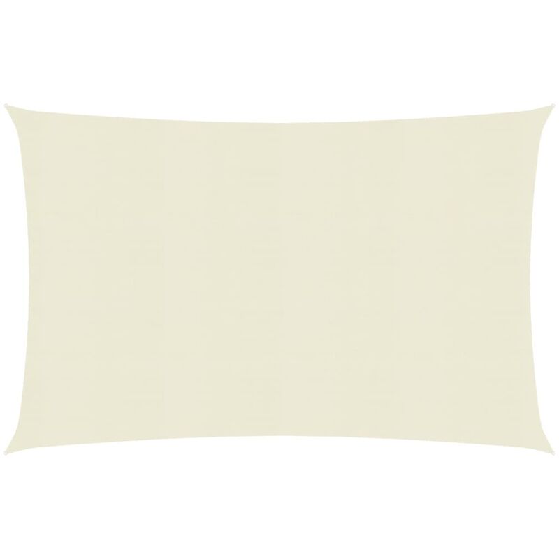

Toldo de vela HDPE color crema 160 g/m² 5x6 m